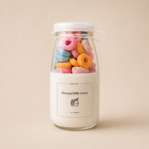 Honeyed Milk Cereal ballı süt kokulu dekoratif soya mum – Loybie