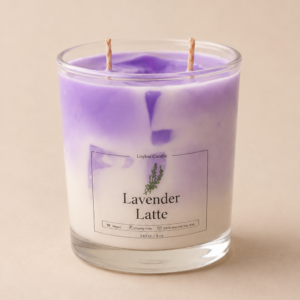Lavender Latte lavanta kokulu dekoratif soya mum – Loybie
